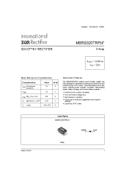 Datasheet MBRS320TRPBF производства IRF