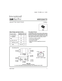 Datasheet MBRS360TR производства IRF