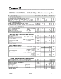 Datasheet OM150L120CMD manufacturer IRF