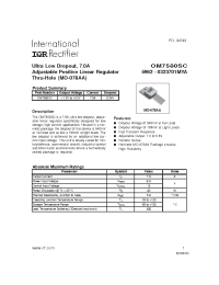 Datasheet OM7580SC manufacturer IRF