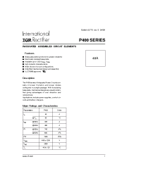 Datasheet P405K manufacturer IRF