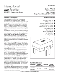 Datasheet PVA1354 manufacturer IRF