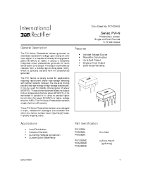 Datasheet PVI1050NS manufacturer IRF