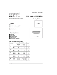 Datasheet SD1100CC manufacturer IRF
