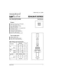 Datasheet SD453R16S30MSC manufacturer IRF