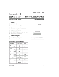 Datasheet SD553C30S50L manufacturer IRF