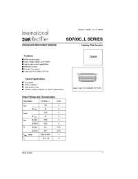 Datasheet SD700C36L manufacturer IRF