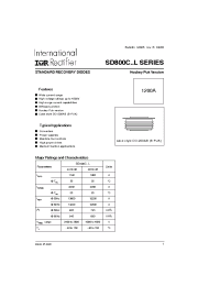 Datasheet SD800C40L manufacturer IRF