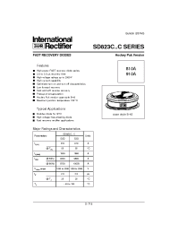 Datasheet SD823C manufacturer IRF