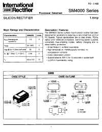 Datasheet SM4000 manufacturer IRF