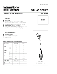 Datasheet ST110S manufacturer IRF