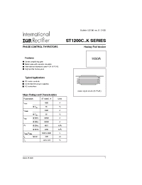 Datasheet ST1200C12K0 manufacturer IRF