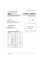 Datasheet ST180C04C2L manufacturer IRF