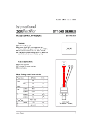 Datasheet ST180S12P0VL manufacturer IRF