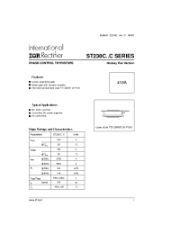 Datasheet ST230C08C1L manufacturer IRF