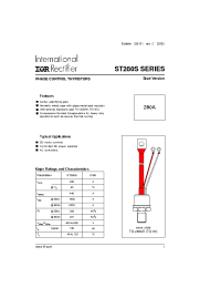 Datasheet ST280S04P0V manufacturer IRF