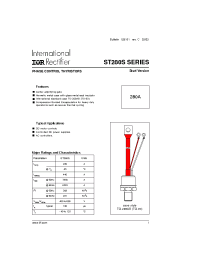 Datasheet ST280S06P0V manufacturer IRF