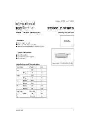 Datasheet ST300C08C0 manufacturer IRF