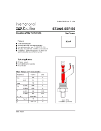 Datasheet ST300S04M0L manufacturer IRF