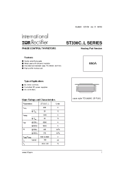 Datasheet ST330C04L0L manufacturer IRF