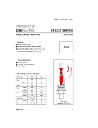 Datasheet ST330S08P0 manufacturer IRF