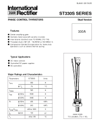 Datasheet ST330S16M0 manufacturer IRF