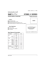 Datasheet ST380C04C0 manufacturer IRF