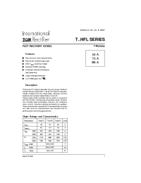 Datasheet T40HFL20S02 manufacturer IRF