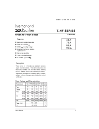 Datasheet T70HF manufacturer IRF