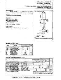 Datasheet 2SA1282 manufacturer Isahaya