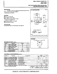 Datasheet 2SA1363 manufacturer Isahaya
