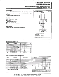 Datasheet 2SC3242A производства Isahaya