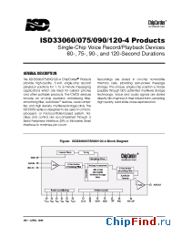 Datasheet ISD33060 manufacturer ISD