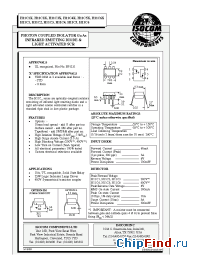 Datasheet H11C1 manufacturer Isocom