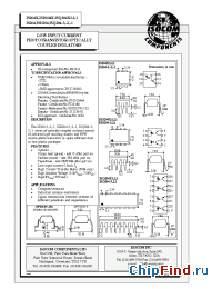 Datasheet IS204-1 manufacturer Isocom