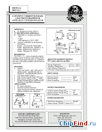 Datasheet IS205-1 manufacturer Isocom