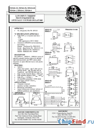 Datasheet ISP624-4 manufacturer Isocom