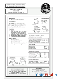 Datasheet MCT272 manufacturer Isocom