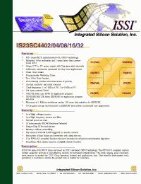 Datasheet IS23C4404 manufacturer ISSI