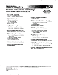 Datasheet IS28F200BVB manufacturer ISSI