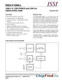 Datasheet IS62LV1288LL manufacturer ISSI