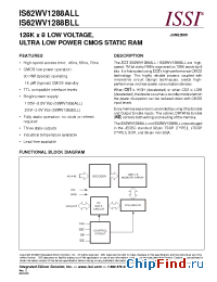 Datasheet IS62WV1288BLL-55HLI manufacturer ISSI