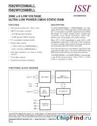 Datasheet IS62WV2568BLL-70TI manufacturer ISSI