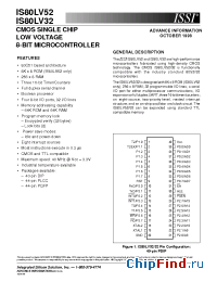 Datasheet IS80LV32-24 manufacturer ISSI