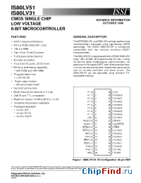 Datasheet IS80LV51-24 manufacturer ISSI