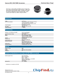 Datasheet 121583-0000 manufacturer ITT