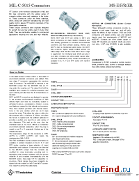 Datasheet CA3100R20-27PWF80 manufacturer ITT