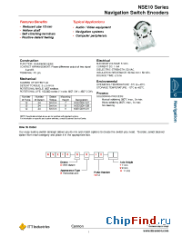 Datasheet NSE10DH1211 manufacturer ITT
