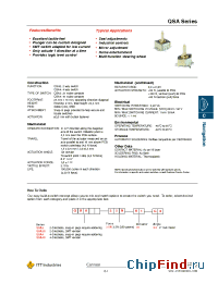 Datasheet QSA235NH1 manufacturer ITT