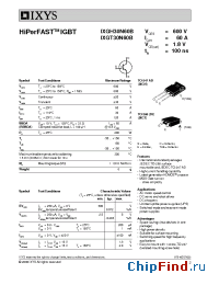 Datasheet 30N60BS manufacturer IXYS